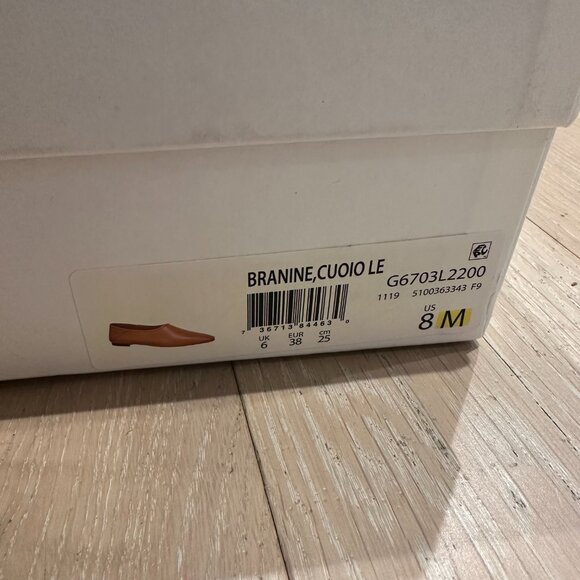 Vince Branine Square Toe Slip On Leather Loafers - Picture 6 of 7